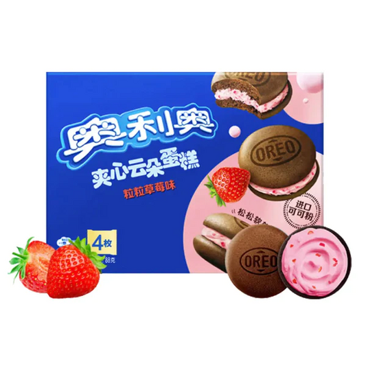 OREO Strawberry Soft Cakes - 176g (CHINA)