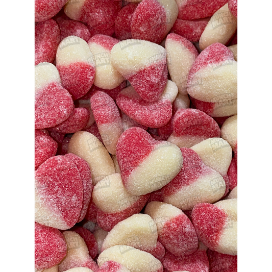 PICK & MIX Sour Raspberry Hearts - 100g+ (AUS)
