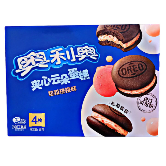 OREO Peach Cream Soft Cakes - 133g (CHINA)
